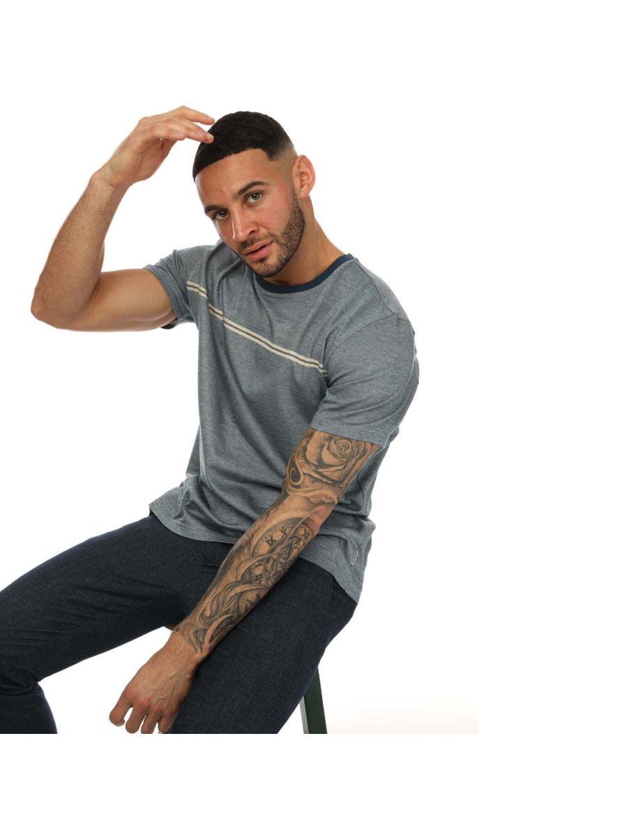 Men's Ted Baker Ushers T-Shirt in Blue - 6