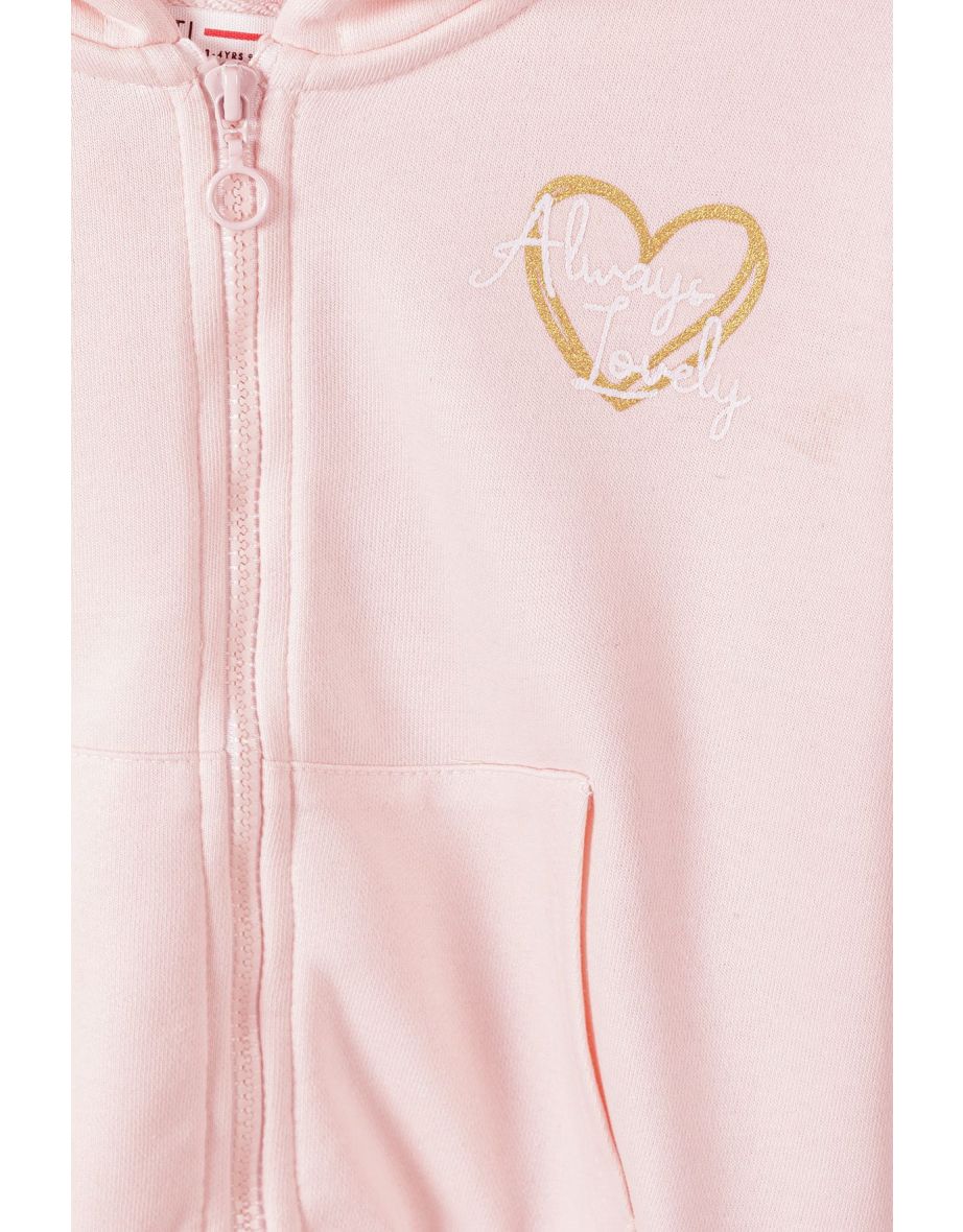 Girls Hooded zip thru - 2