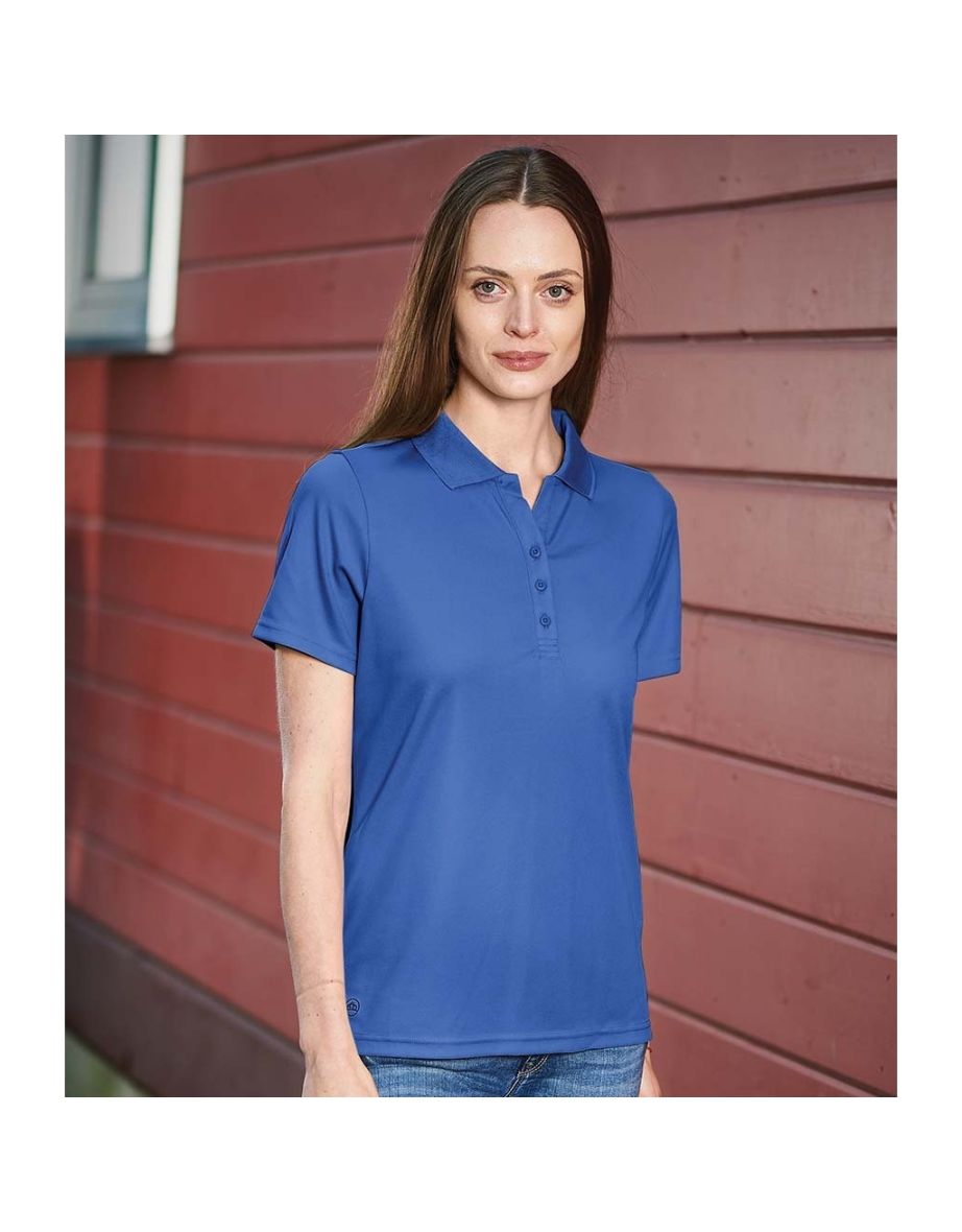 Stormtech Womens/Ladies Eclipse Piqué Polo Shirt - Azure - 3