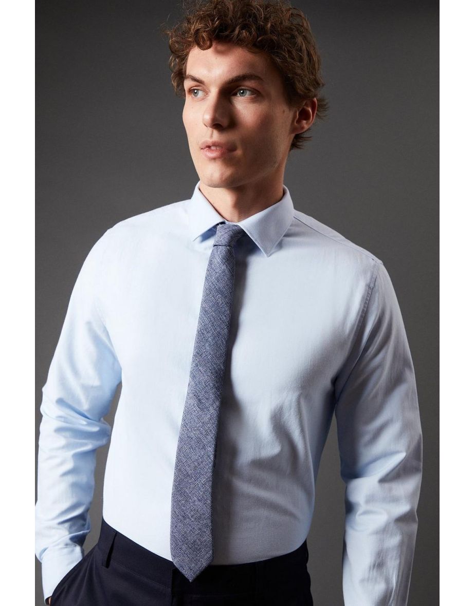 Navy Tweed Tie