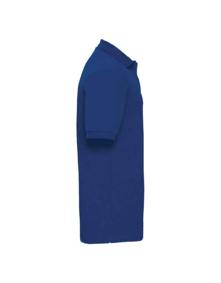 Russell Mens Ripple Collar & Cuff Short Sleeve Polo Shirt - Bright Royal - 1