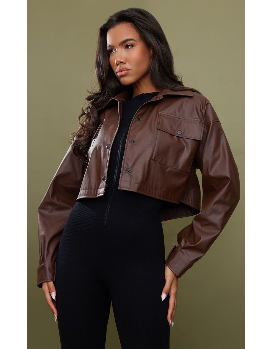 Buy Prettylittlething Leather Jacket in Saudi, UAE, Kuwait and Qatar