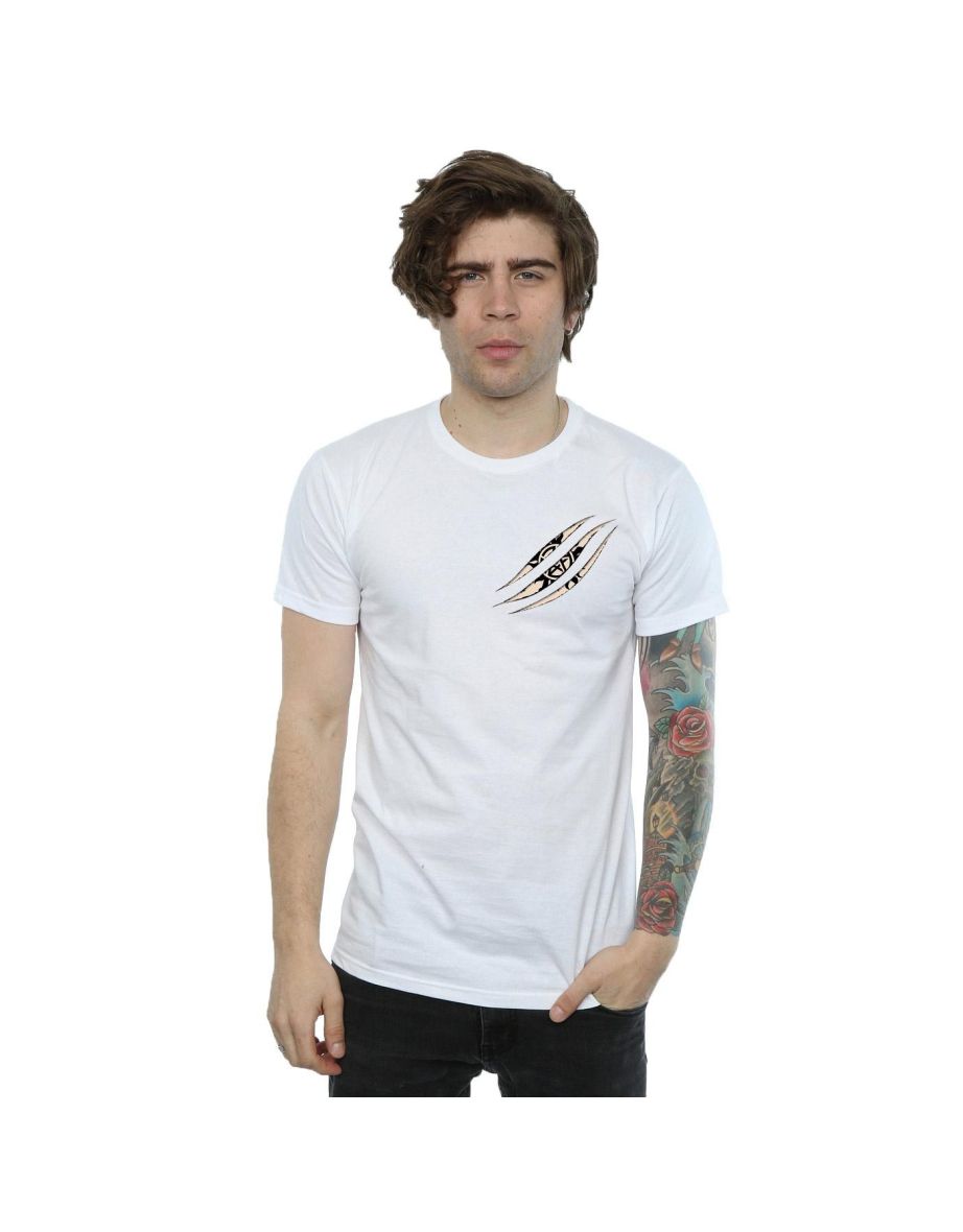 Supernatural Mens Symbol Scratch T-Shirt - White