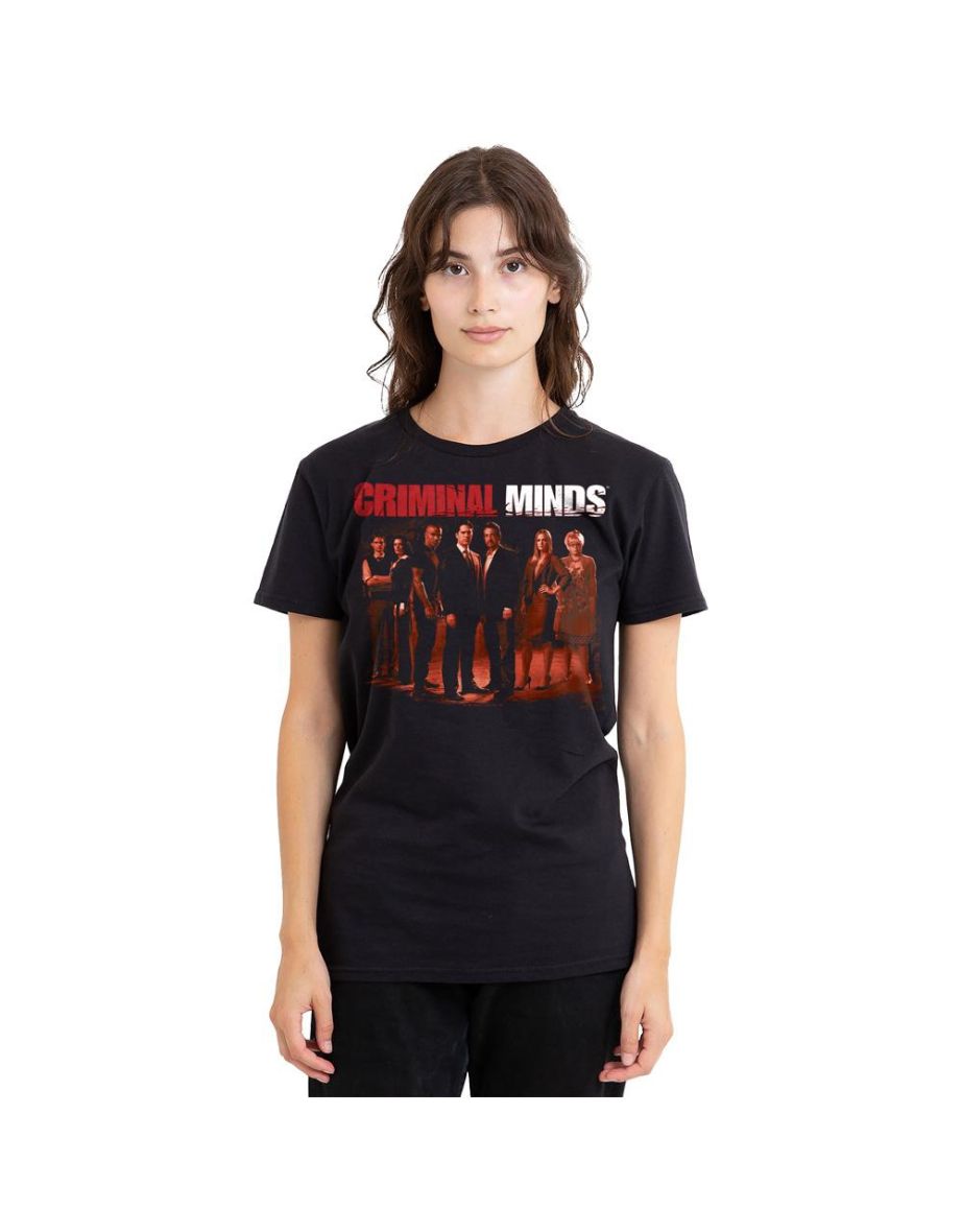 Criminal Minds Unisex Adult The Crew T-Shirt - Black