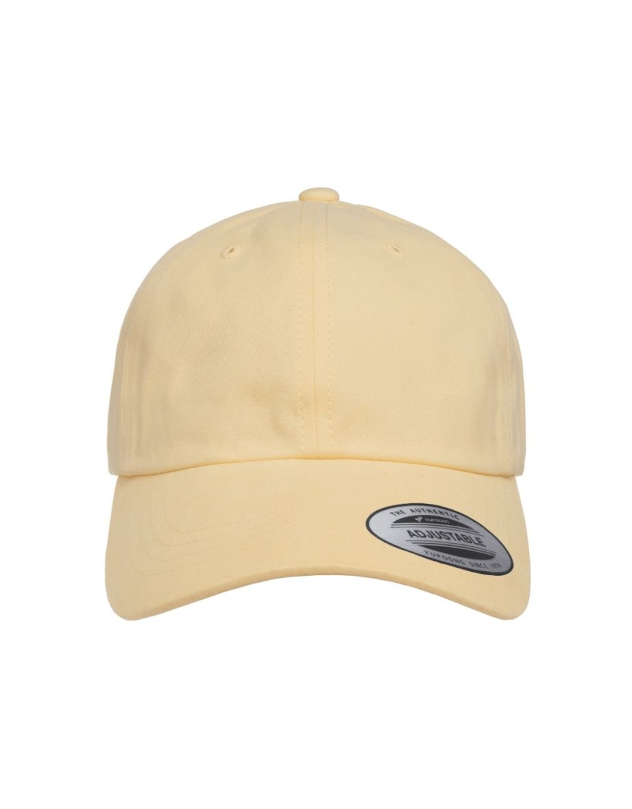 Flexfit By Yupoong Peached Cotton Twill Dad Cap - Yellow