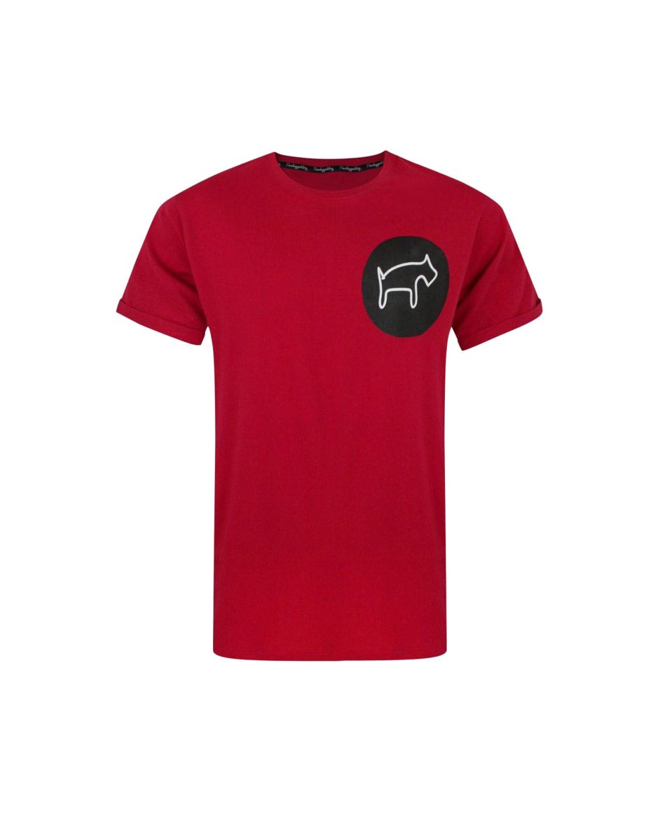 Two Legged Dog Mens Logo T-Shirt - Red