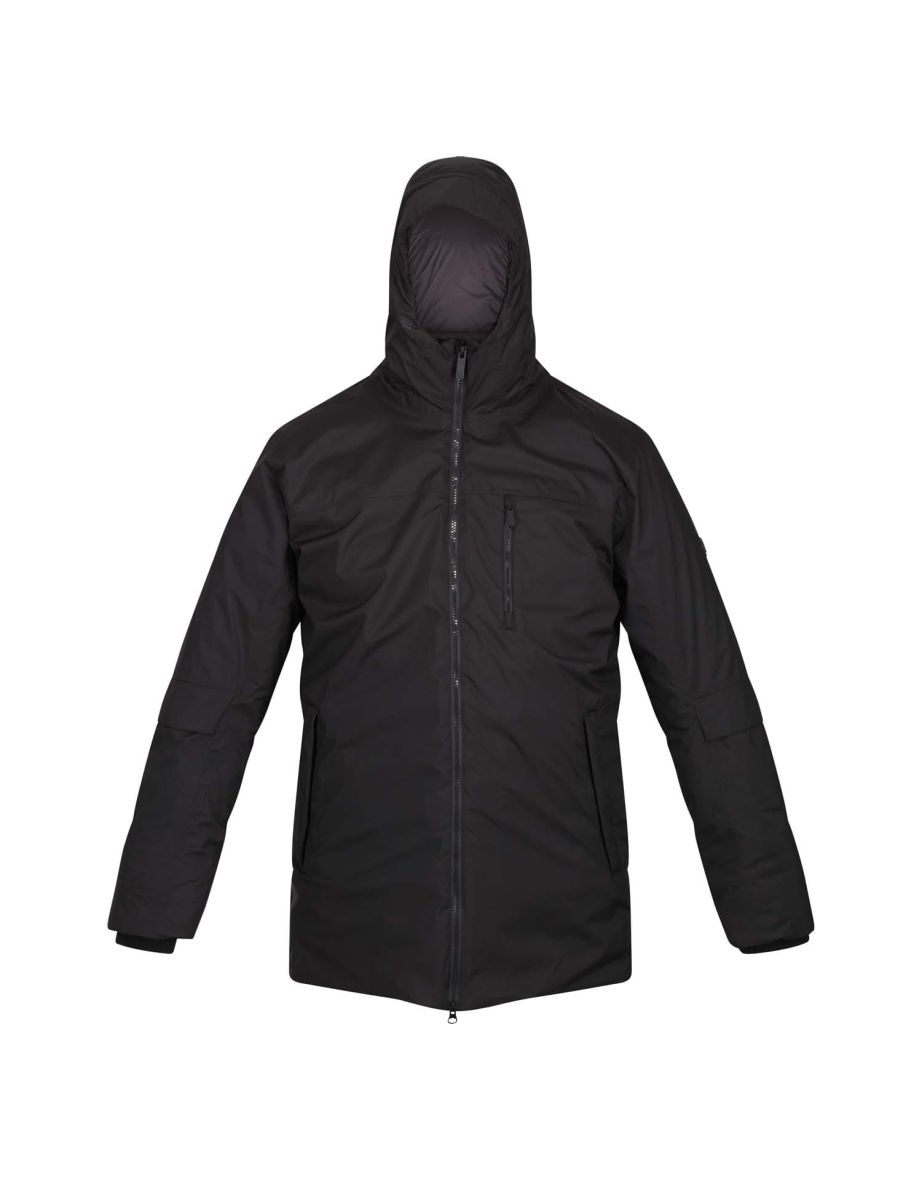Men's Regatta Yewbank II Parka Jacket in Black
