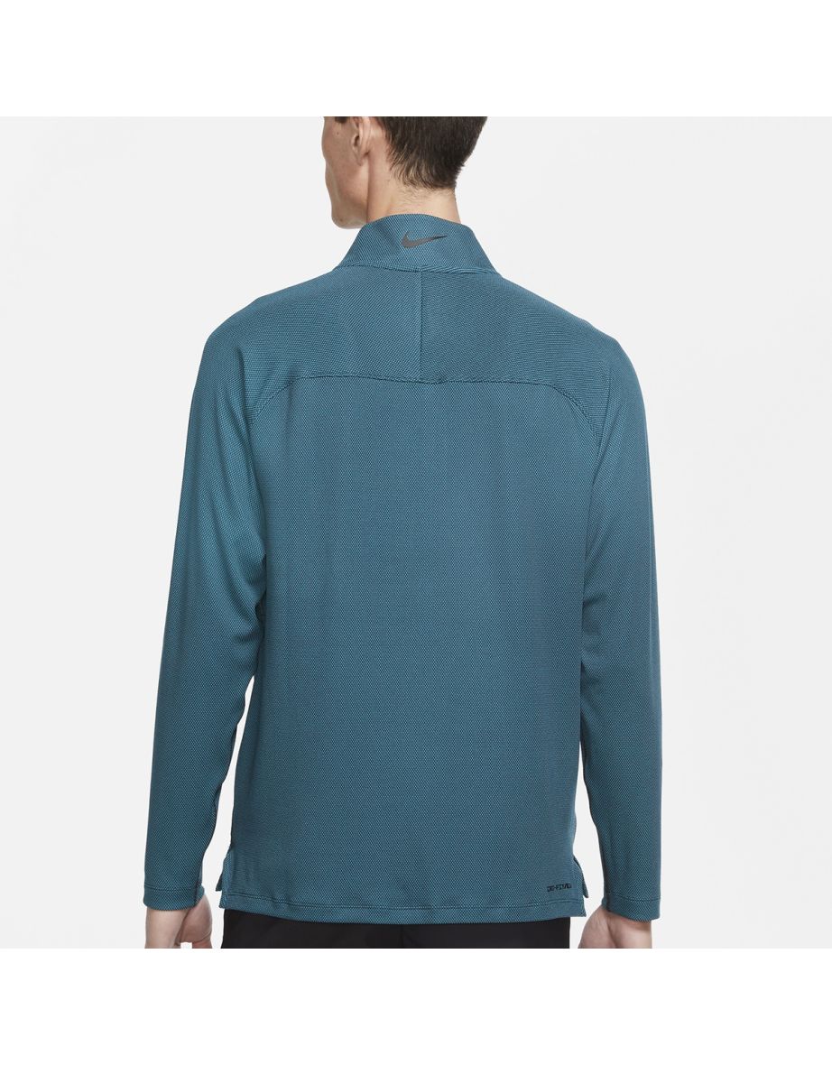 Nike Mens Vapor Half Zip Top - Bright Spruce/Obsidian Blue/Black - 2