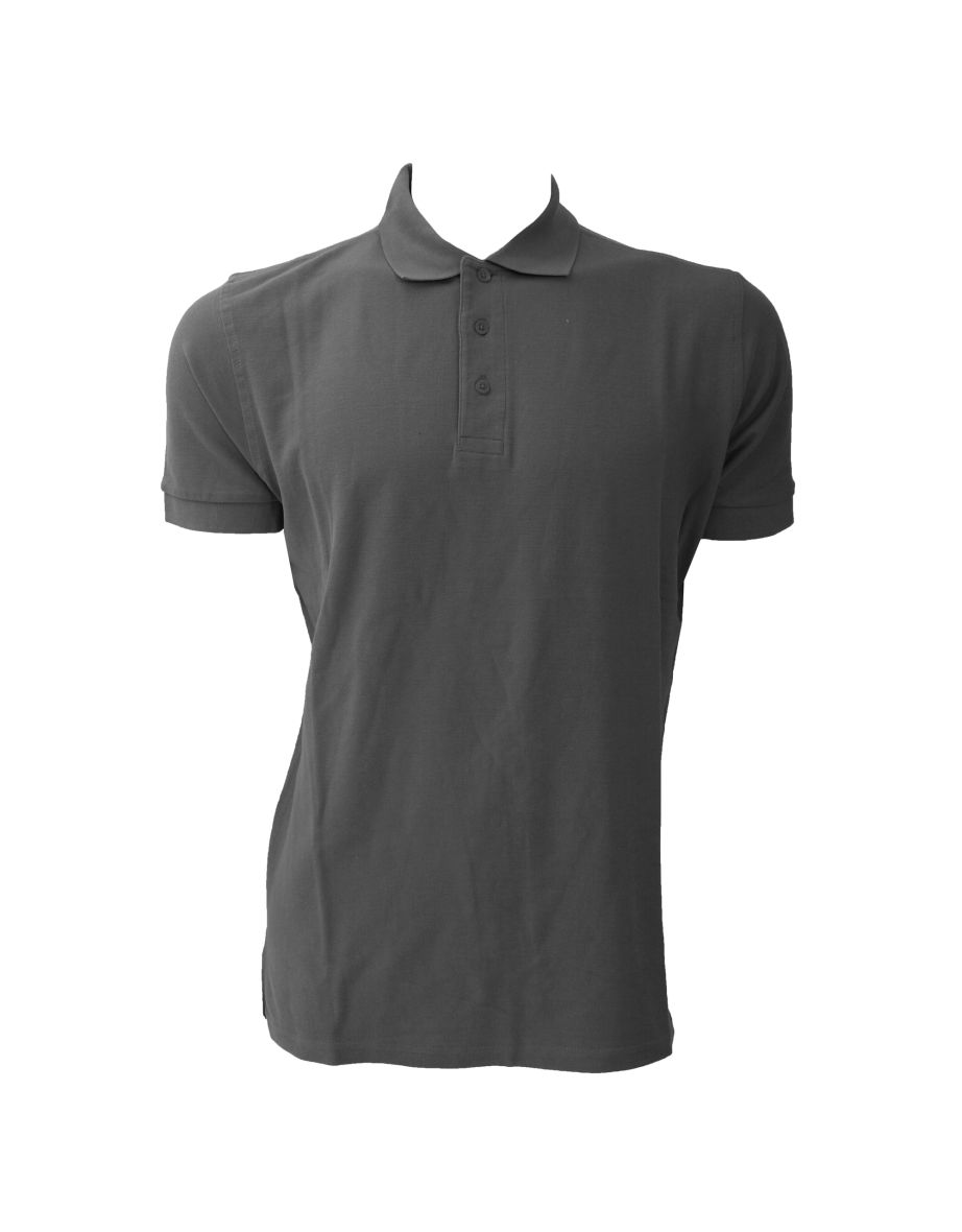 Jerzees Colours Mens Ultimate Cotton Short Sleeve Polo Shirt - Titanium