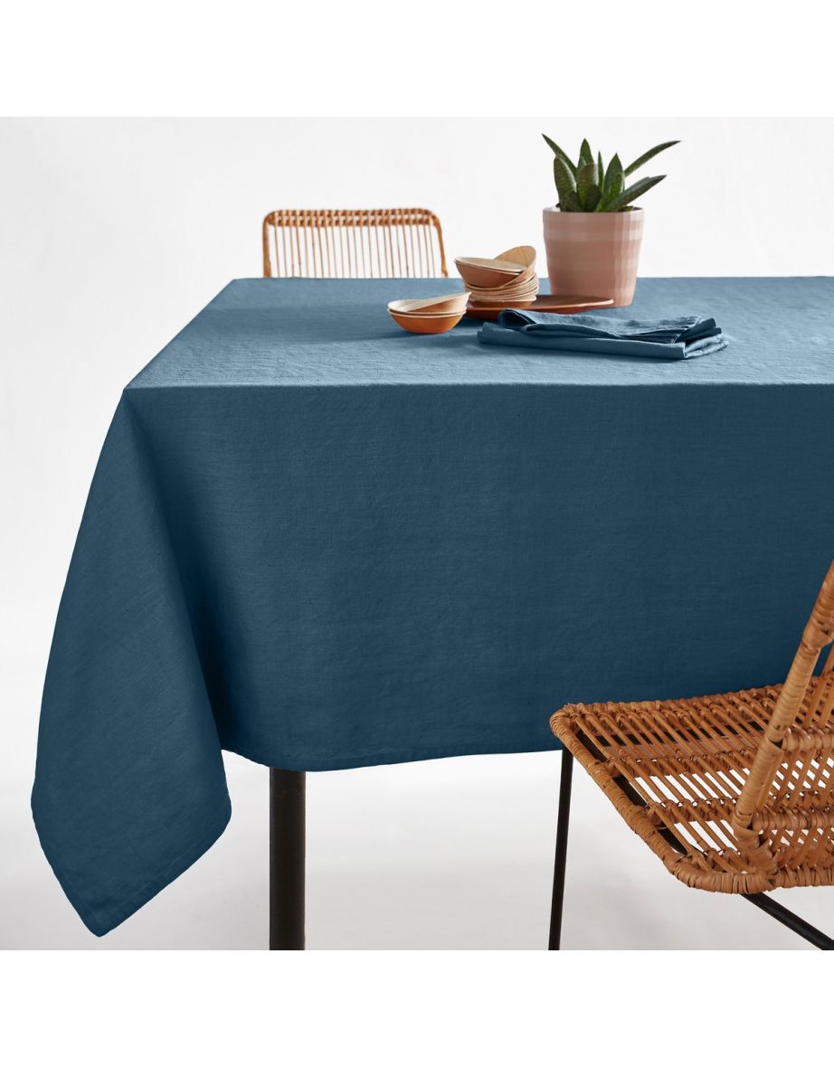 Victorine Pre-Washed Linen Tablecloth