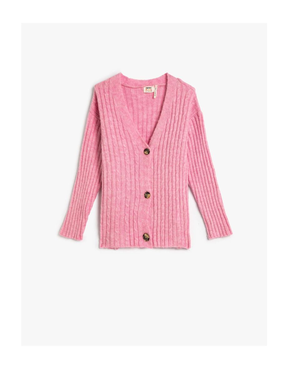 Girl Pink Cardigan