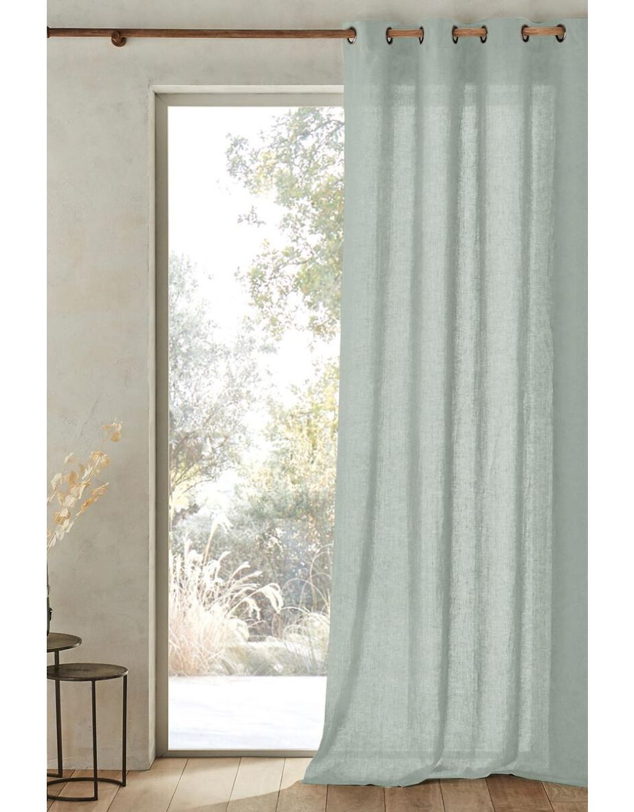 Romane 100% Washed Linen Curtain