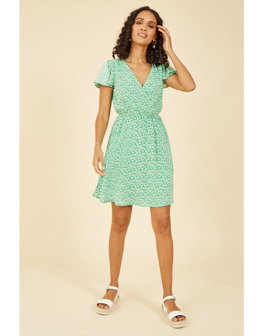 Oasis ditsy spot skater dress sale