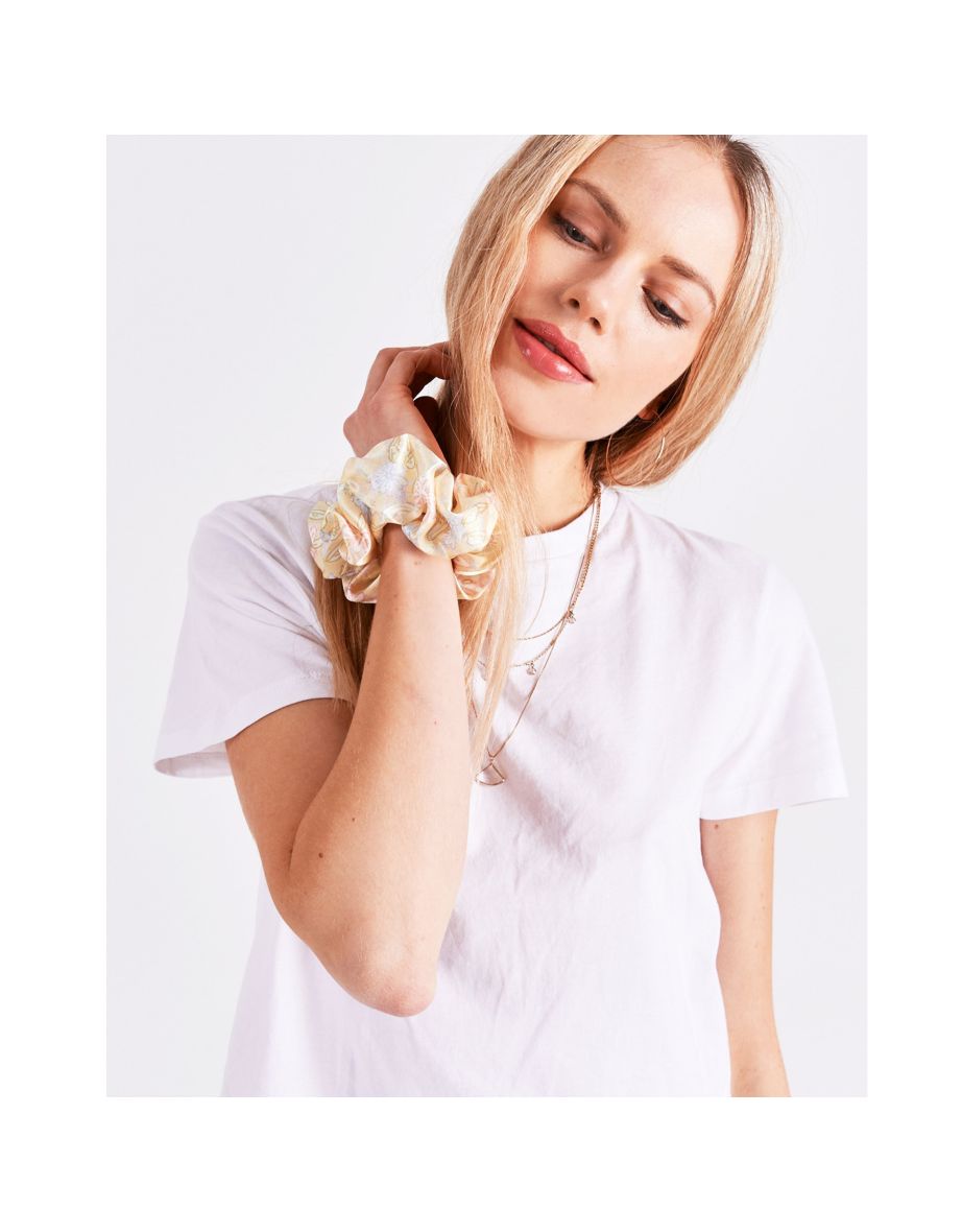 Silk Scrunchie / "Zarina Butterfly"