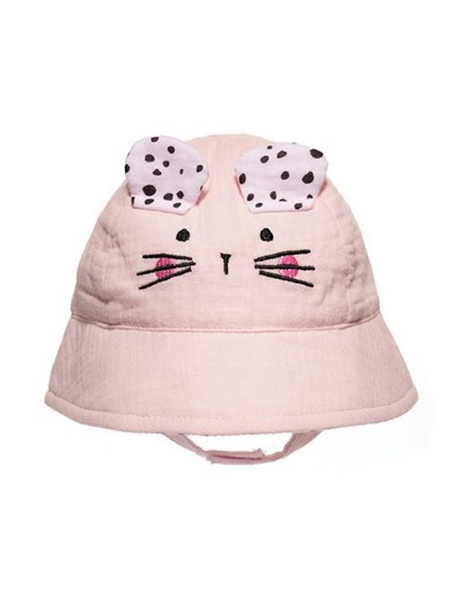 Snuggle Shop Baby Girls Embroidered Bucket Hat - Pink