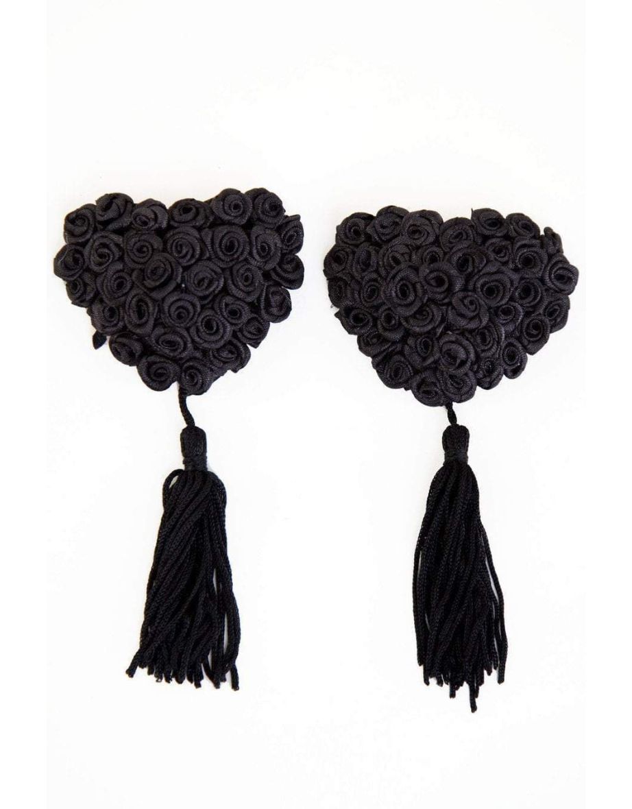 Matilde Black Rose Nipple Tassels