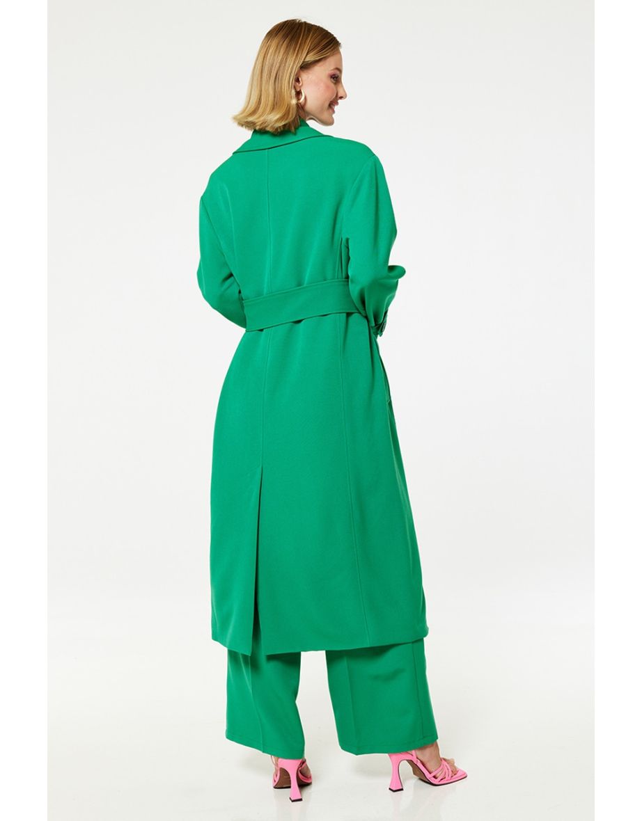 Closet London Green Trench Coat - 3