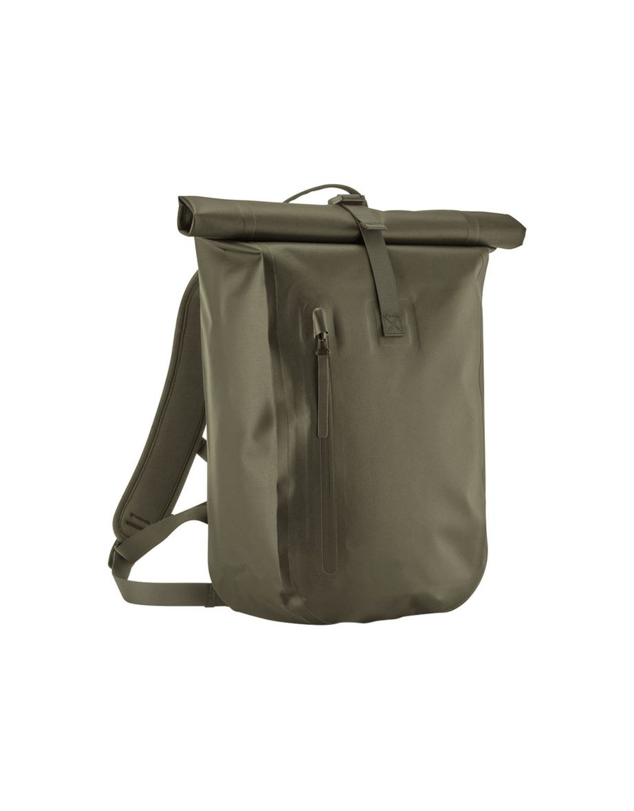 Quadra Lite Roll Top Waterproof Backpack - Covert Green