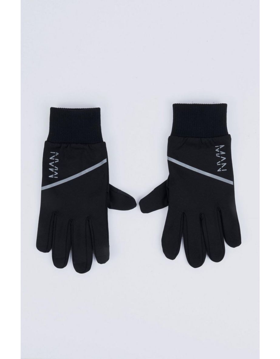 Man Active Performance Gloves - black