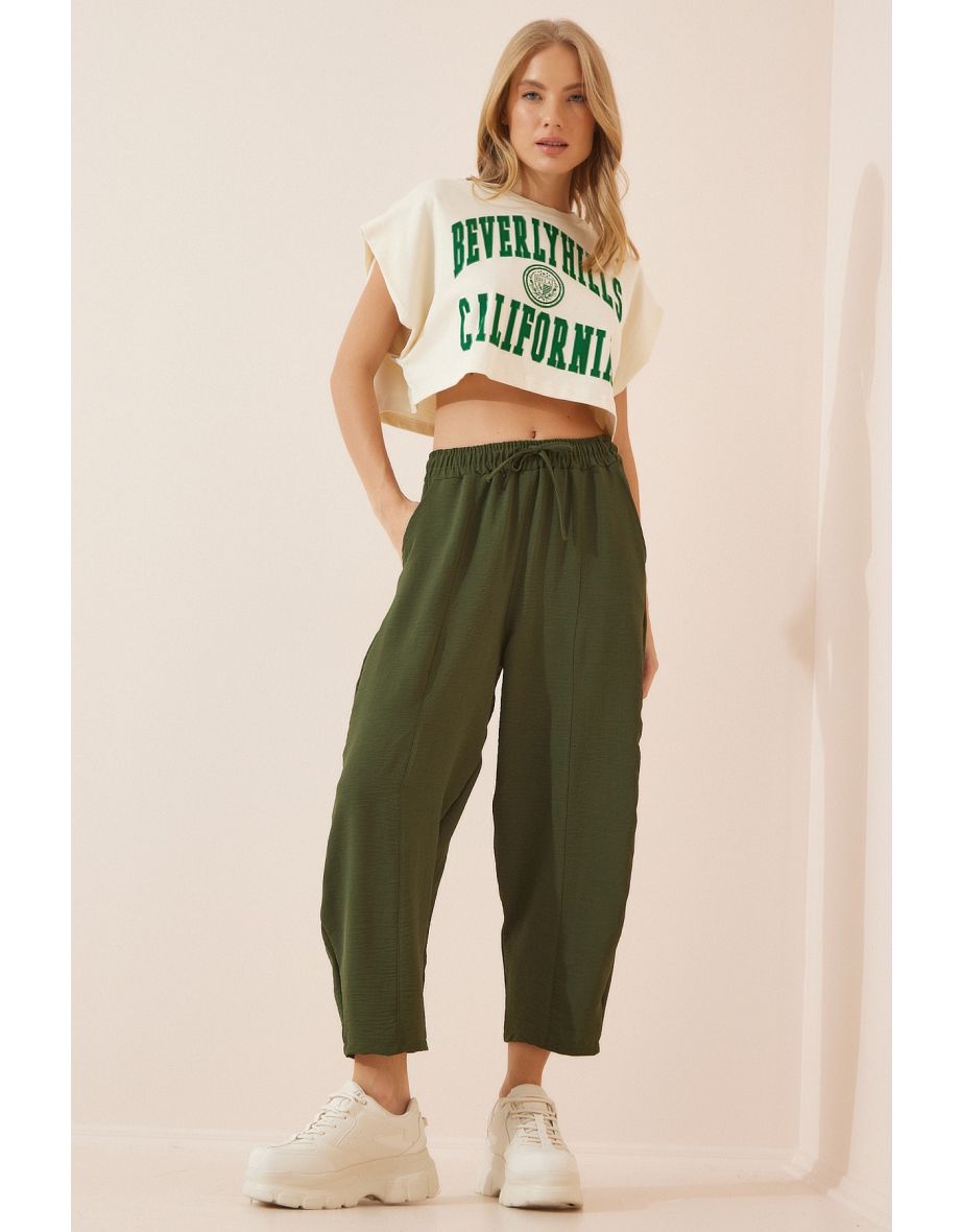 Pants - Khaki - Carrot pants