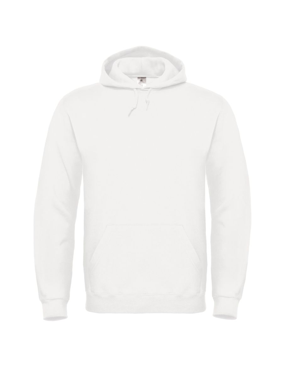 B&C Adults Hooded Sweatshirt/Hoodie - White