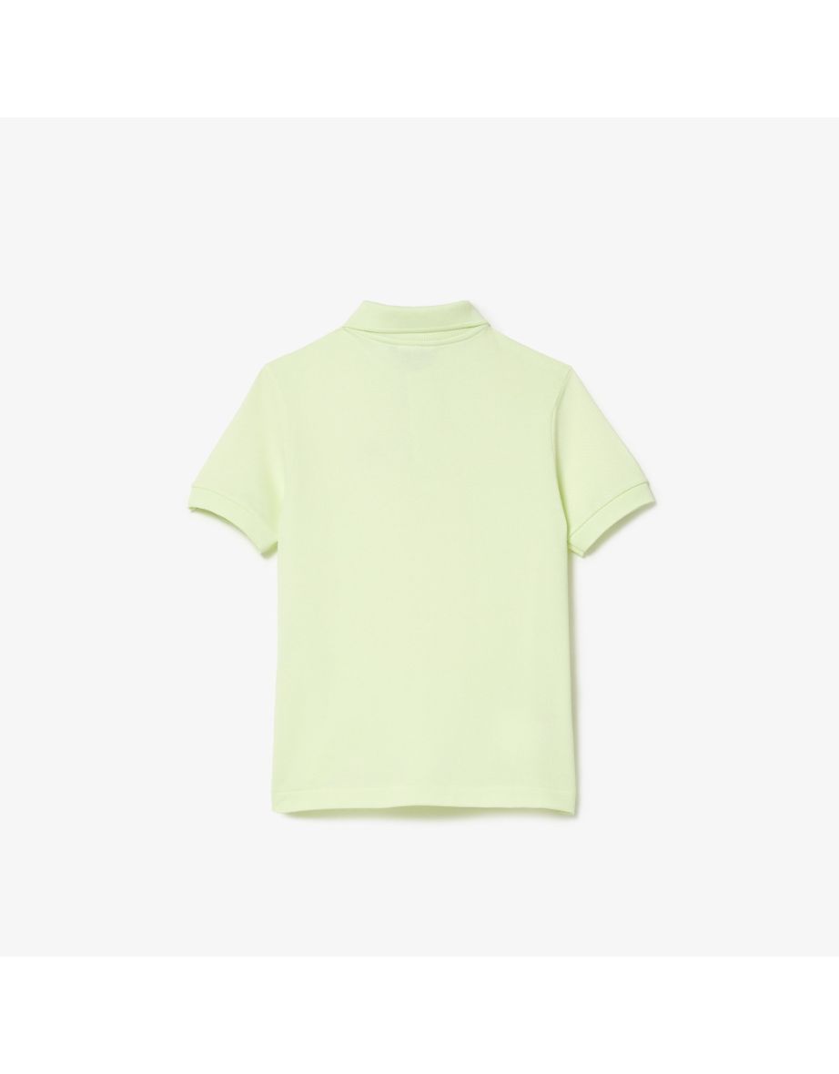 Boy's Lacoste Juniors Regular Fit Polo Shirt in Yellow - 1