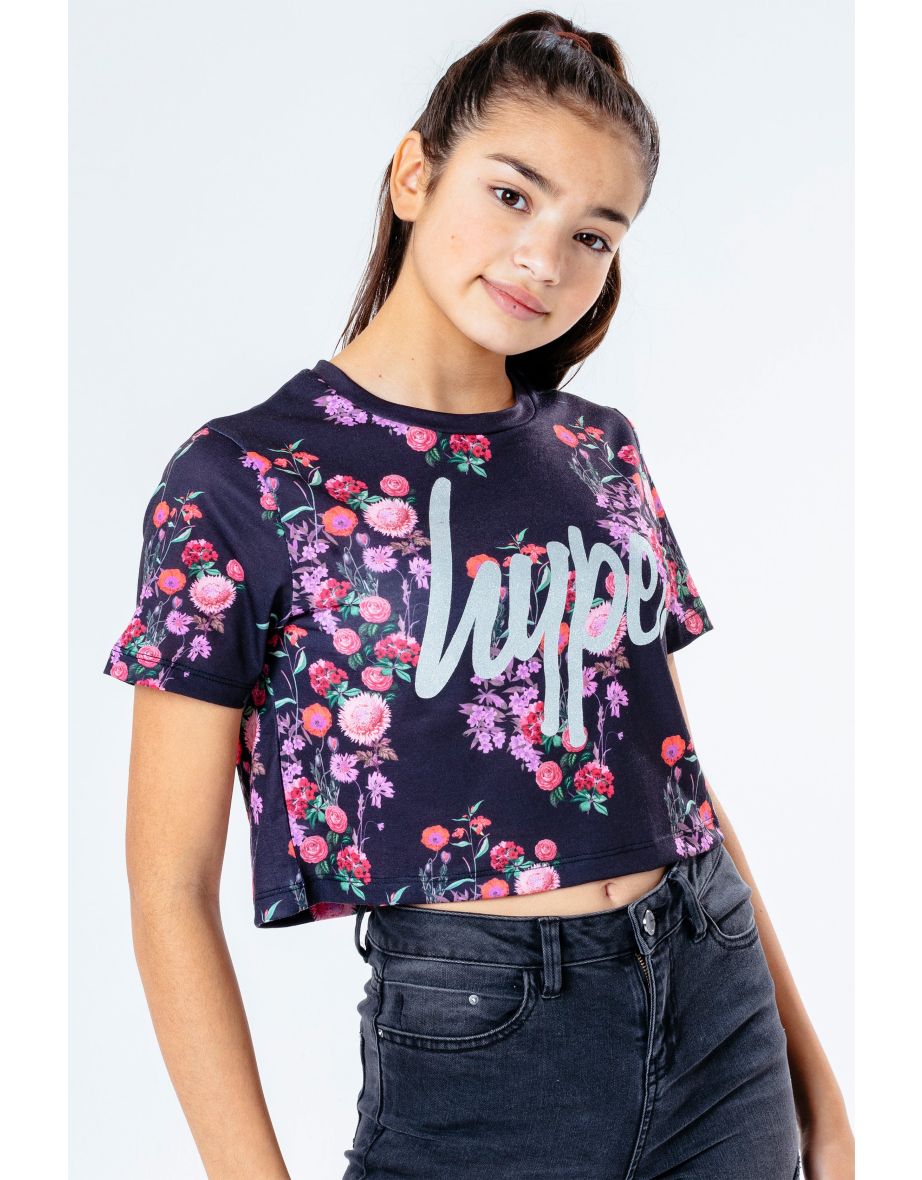 hype floral t shirt