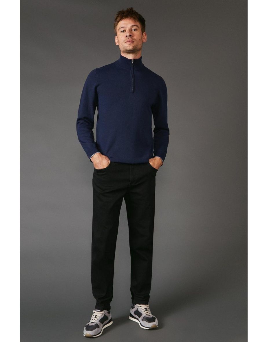 Black Stretch Slim Fit Jeans