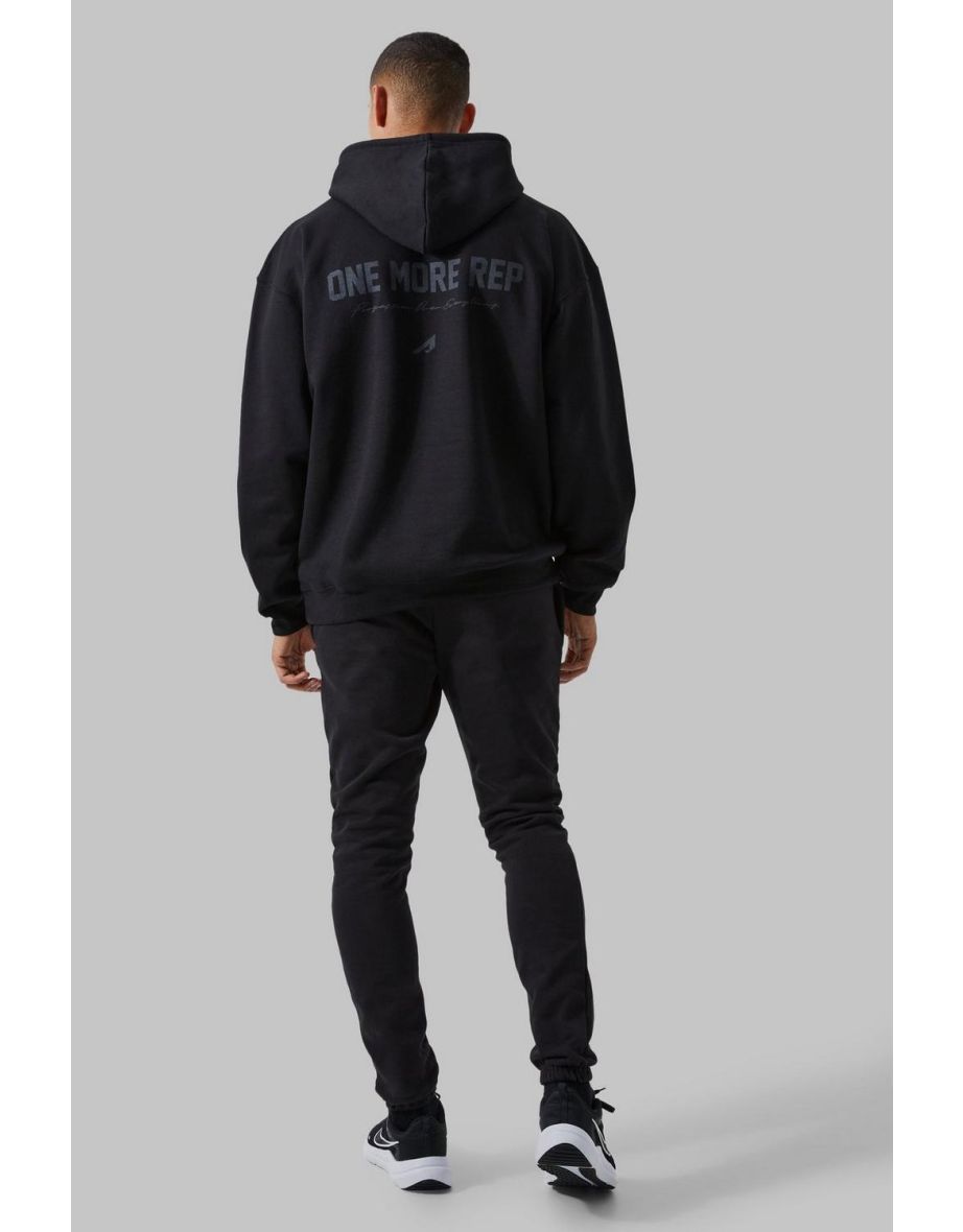 Active Oversized One More Rep Hoodie - black - 2