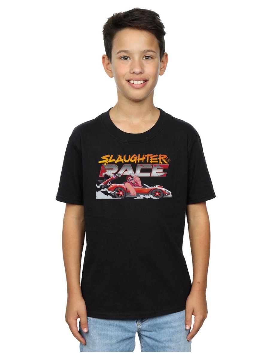 Disney Boys Wreck It Ralph Slaughter Race T-Shirt - Black