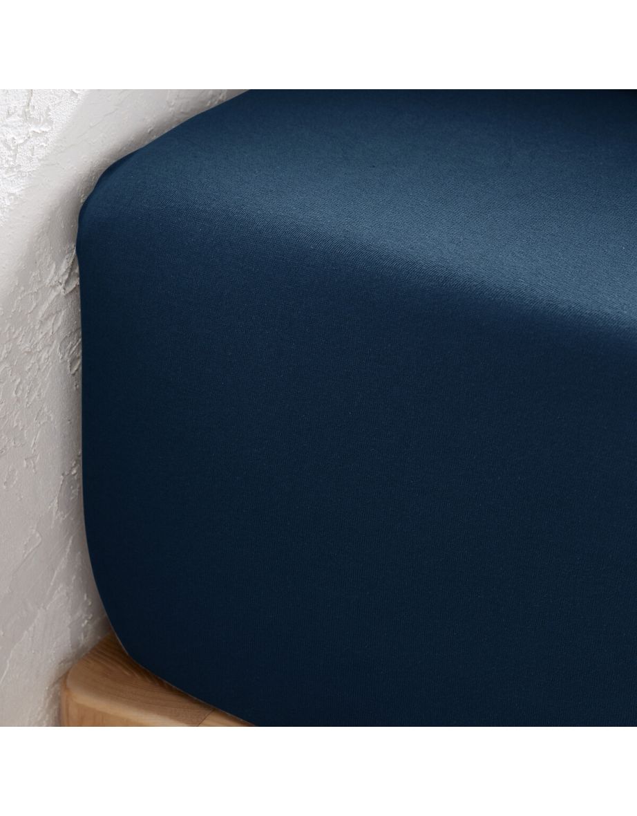 Scenario 30cm 100% Cotton Jersey Fitted Sheet - 2