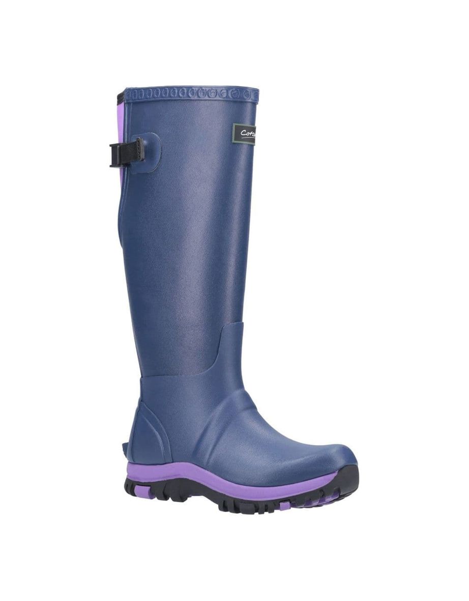 Cotswold Womens/Ladies Realm Wellington Boots - Blue - 3