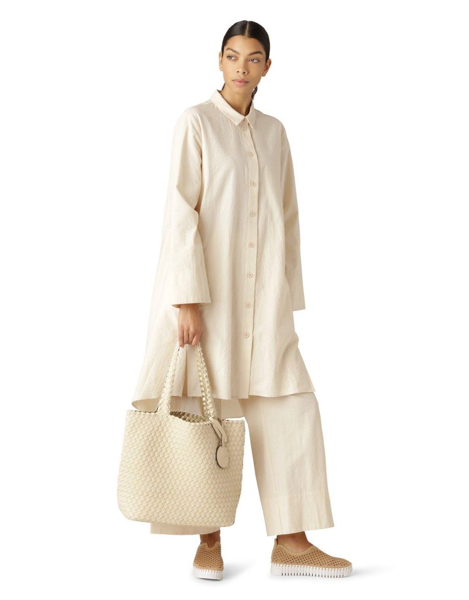 Reversible Braided Bag Gold