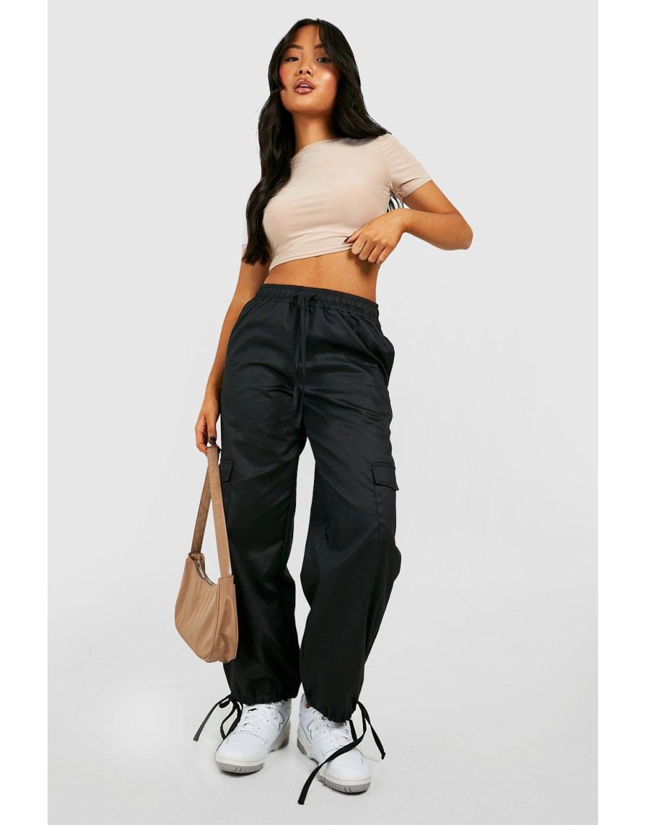 Cargo Woven Crop Jogger