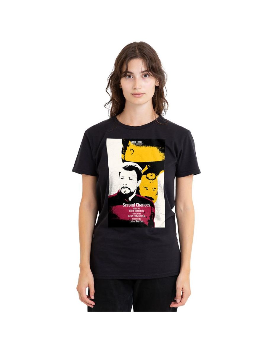 Star Trek Unisex Adult The Next Generation Season 6 Episode 24 T-Shirt - Black