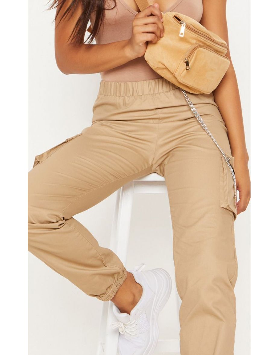 Tall Stone  Pocket Detail Cargo Trousers - 4