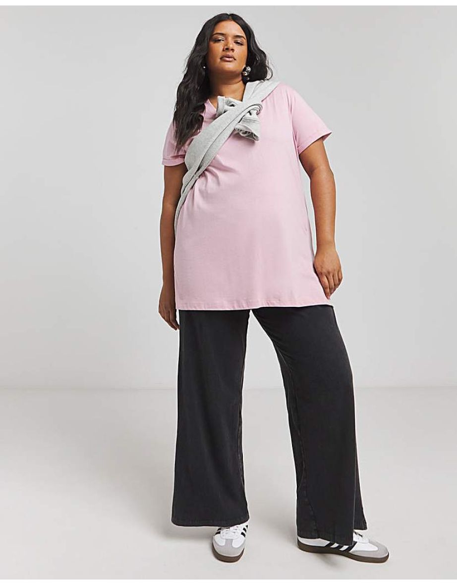 2 Pack Longline V Neck T-Shirt