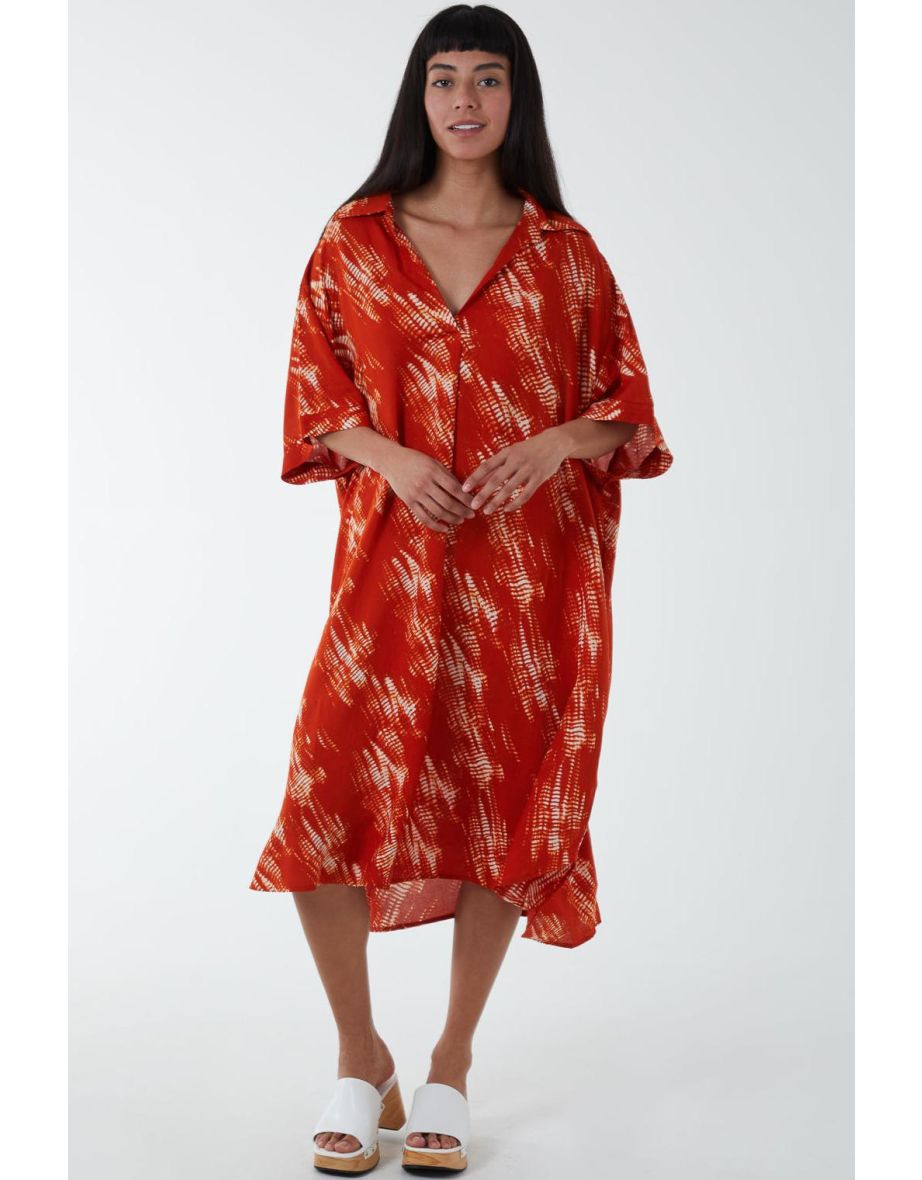 Collar Tunic Dress