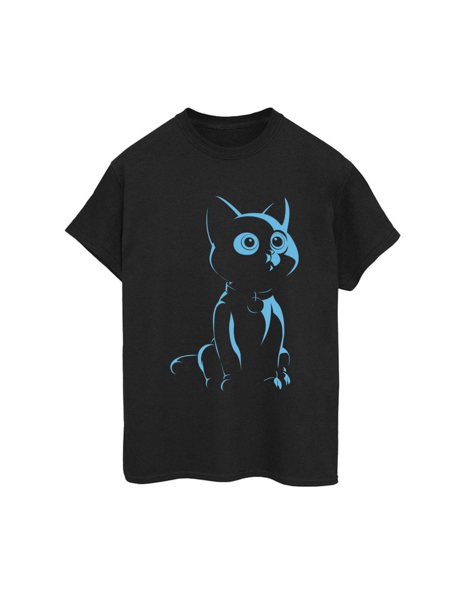 Disney Womens/Ladies Lightyear Sox Cute Stare Cotton Boyfriend T-Shirt - Black - 1