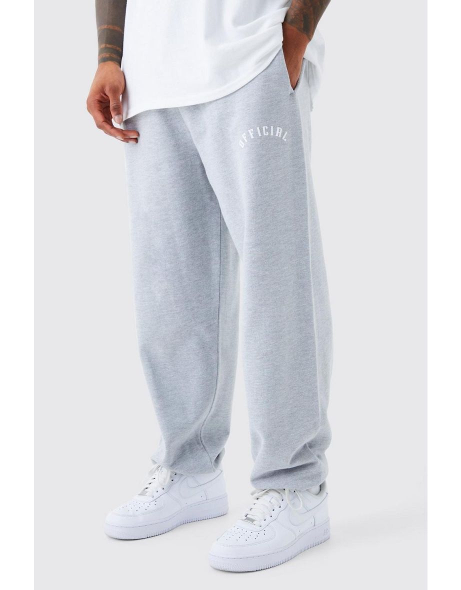 Grey joggers online boohooman