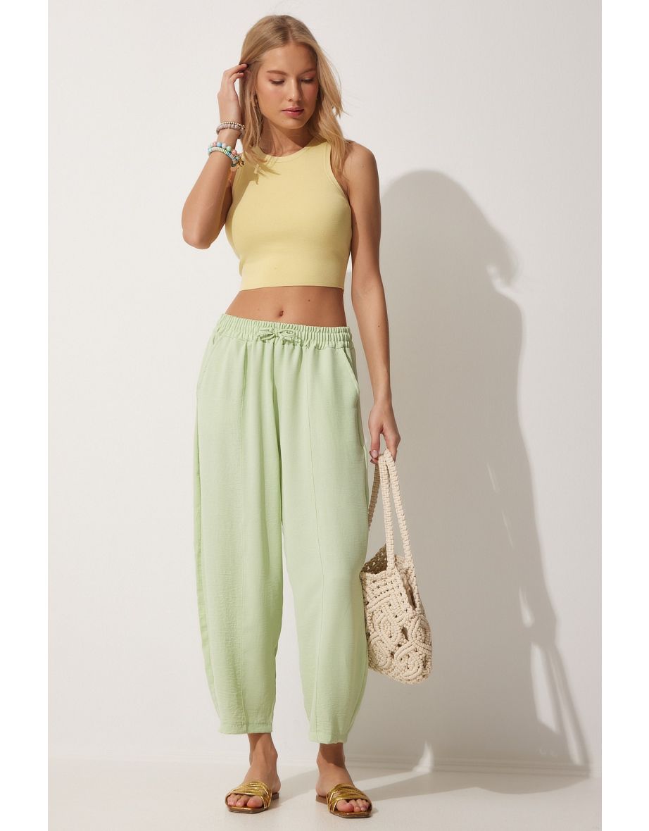 Pants - Green - Carrot pants