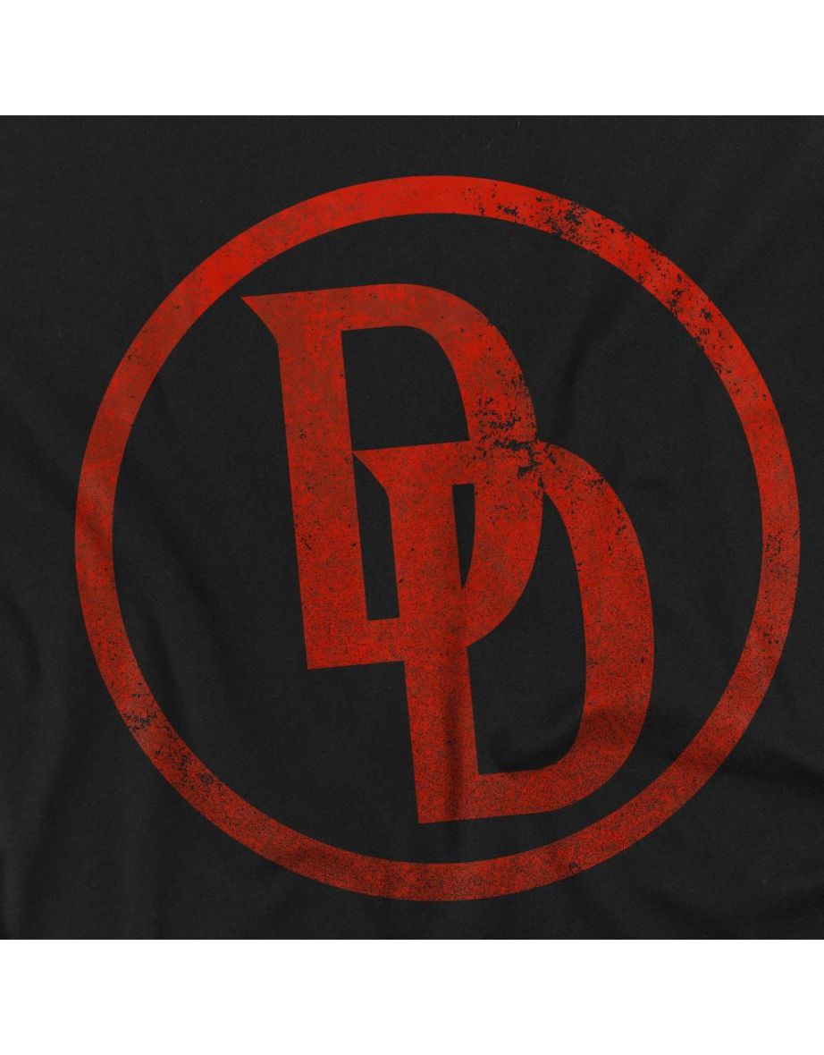 Daredevil  Adult Logo T-Shirt - Black - 2