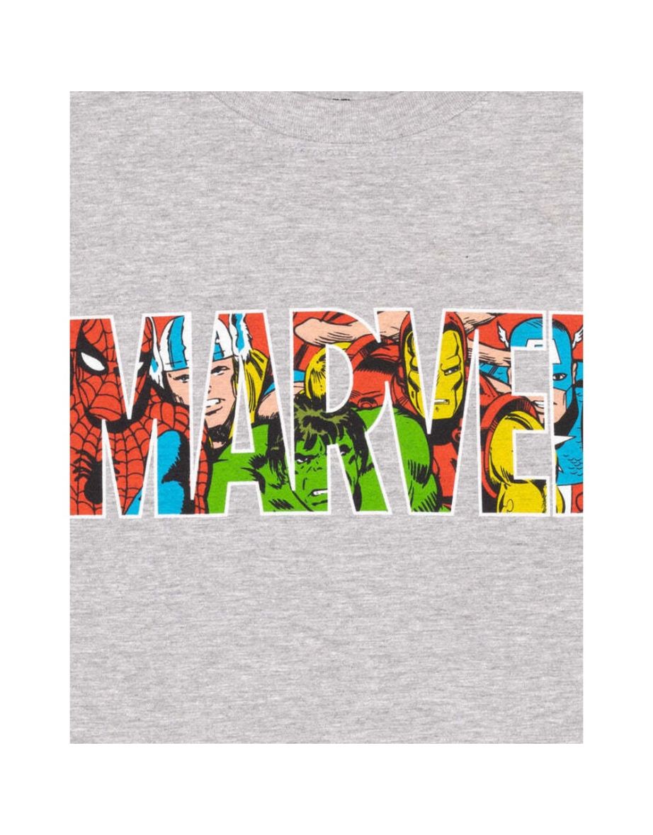 Marvel Womens/Ladies Characters T-Shirt - Grey/Red/Green - 3