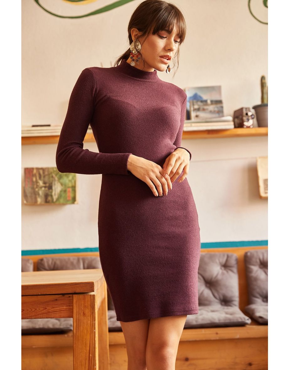 Dress - Purple - Bodycon