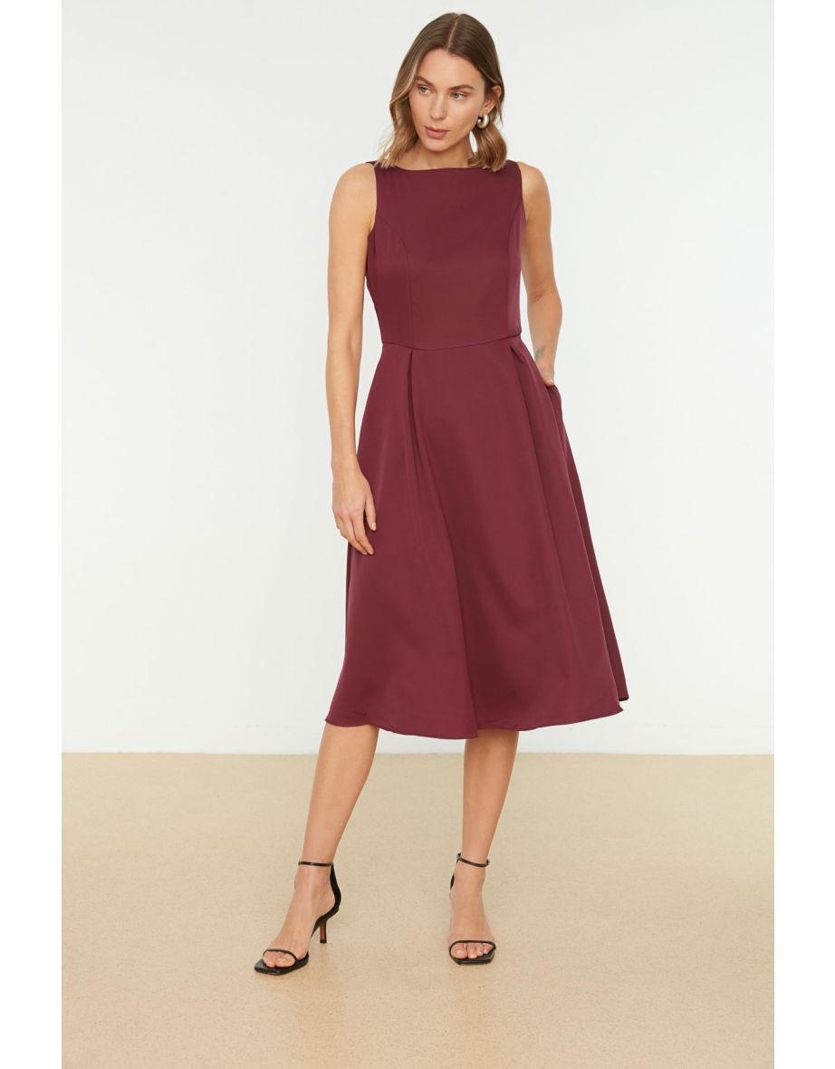 Dress - Purple - A-line - 4