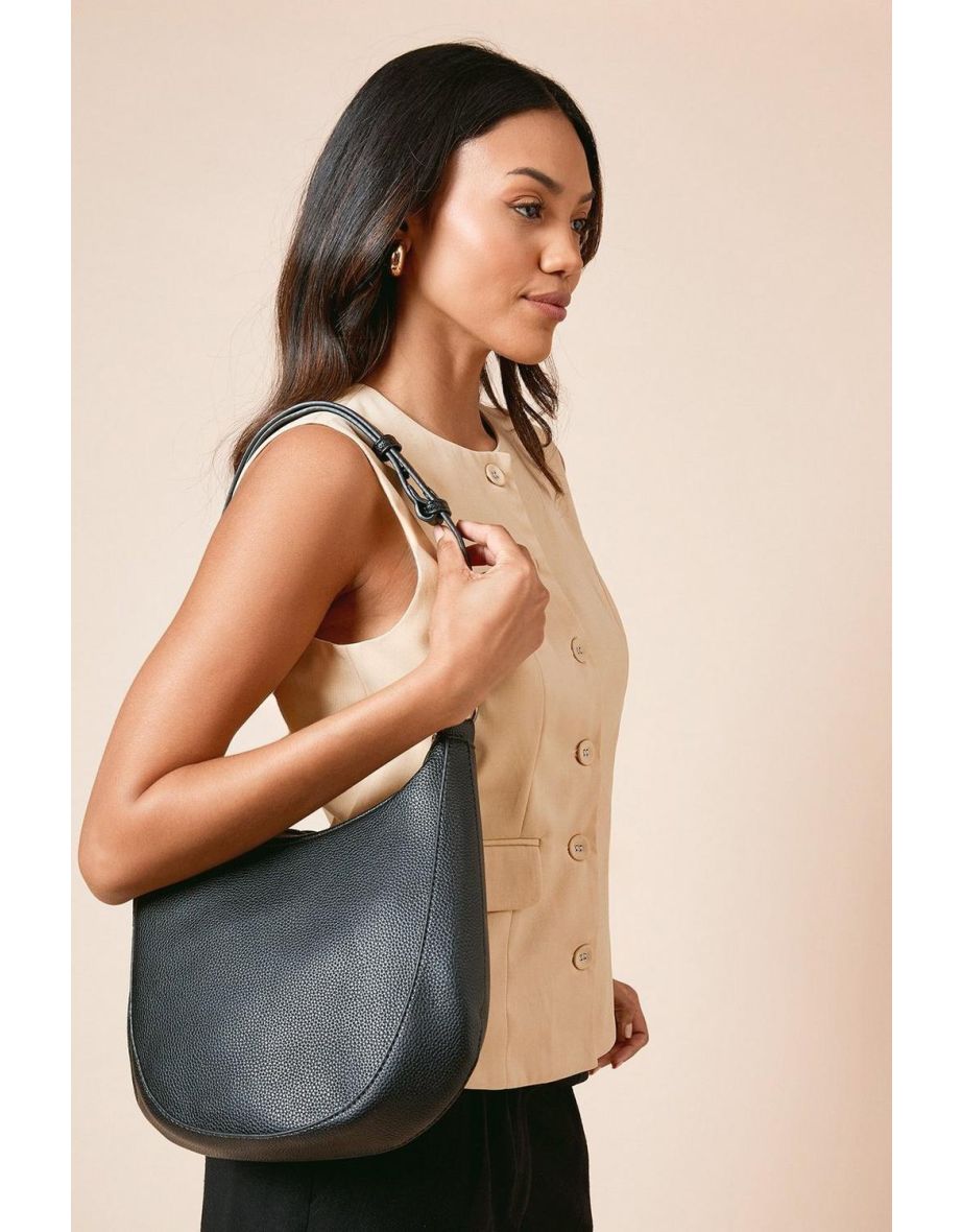 Remi Crescent Shoulder Bag With Pocket