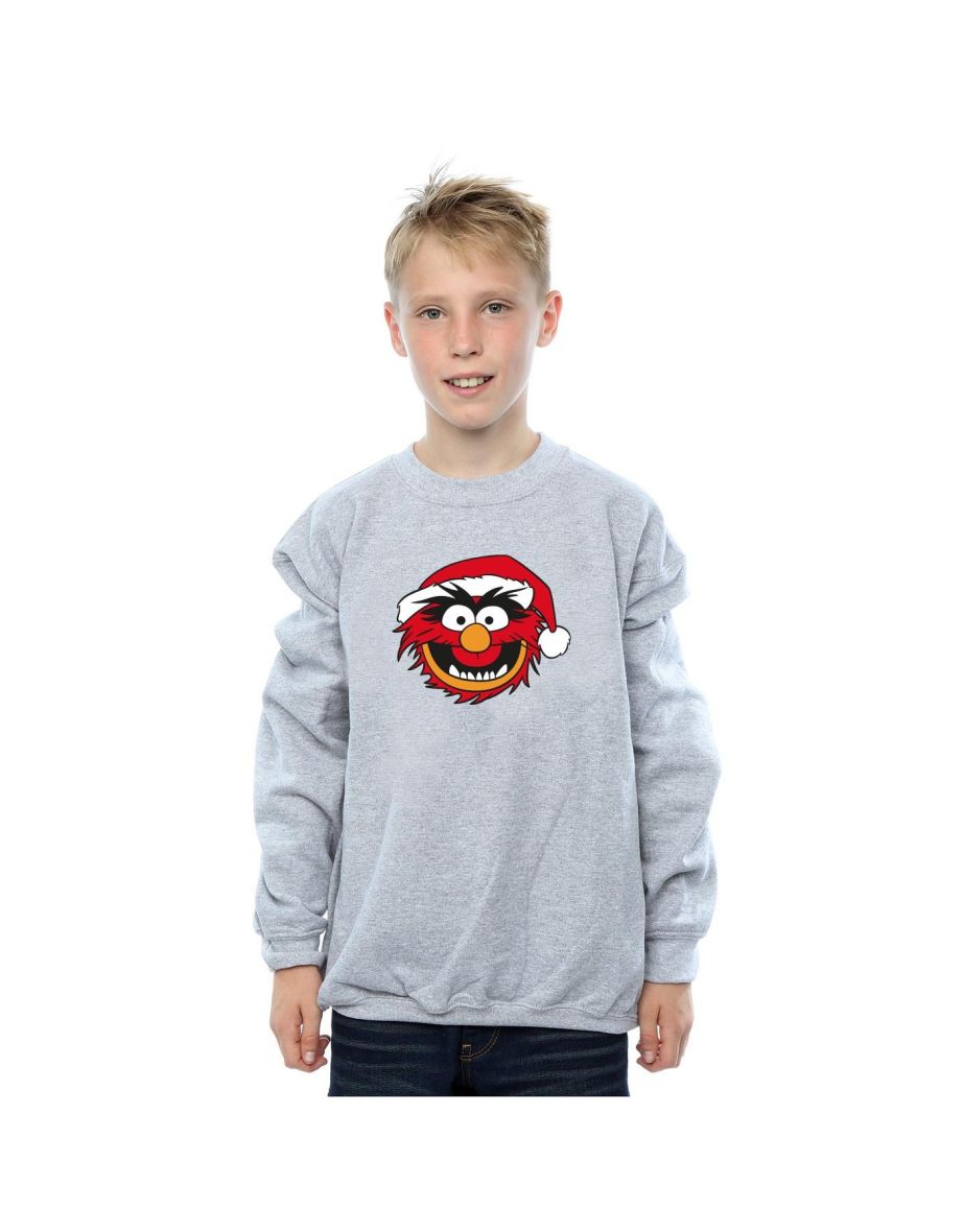 Disney Boys Muppets Animal Hat Sweatshirt - Sports Grey