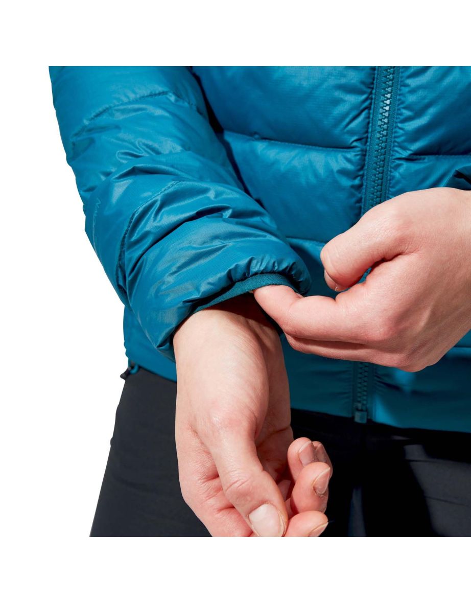Women's Berghaus Silksworth Hooded Down Jacket in Turquoise - 3