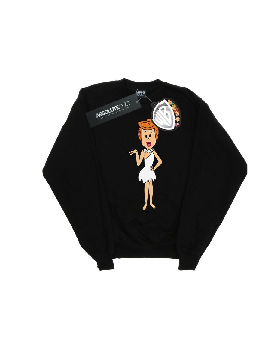 The Flintstones Girls Wilma Flintstone Classic Pose Sweatshirt - Black