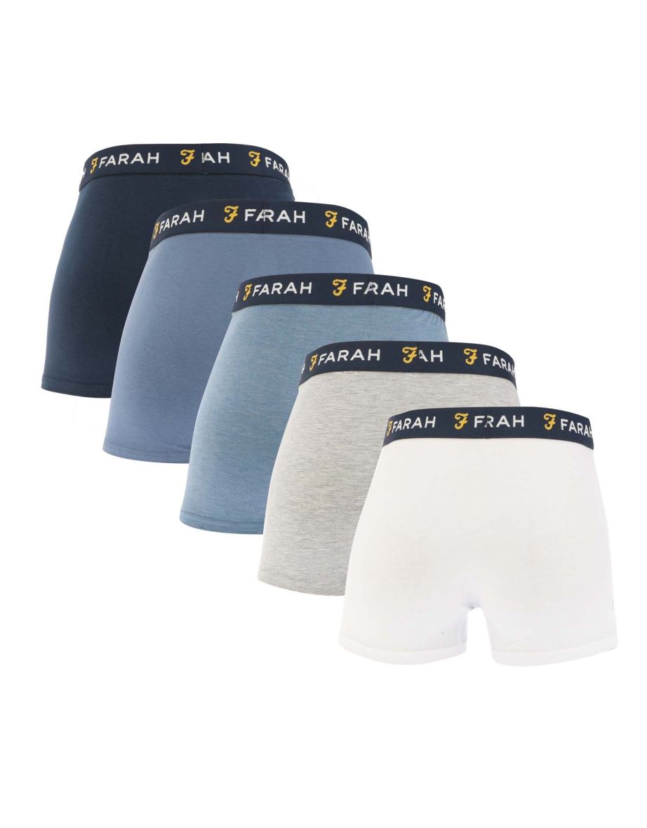 Men's Farah Delray 5 Pack Boxer Shorts in other - 1